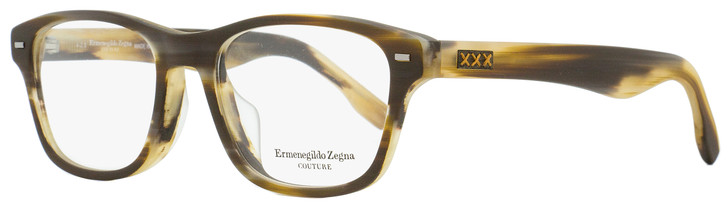 Ermenegildo Zegna Couture Eyeglasses ZC5013F 062 Matte Brown Melange 55mm 5013