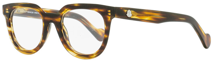 Moncler Oval Eyeglasses ML5005 045 Brown Melange 47mm 5005