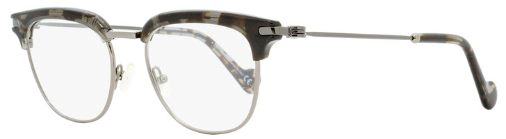 Moncler Oval Eyeglasses ML5021 A55 Gray Havana 49mm 5021