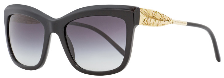 burberry black gold sunglasses