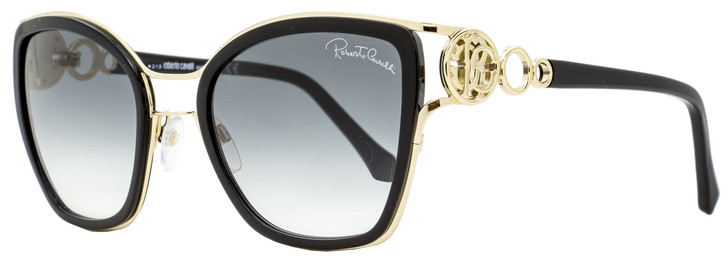 Roberto Cavalli Square Sunglasses RC1081 Montaione 01B Black/Gold 54mm 1081