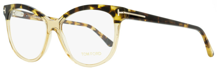 Tom Ford Butterfly Eyeglasses TF5511 059 Champagne/Vintage Havana 54mm FT5511