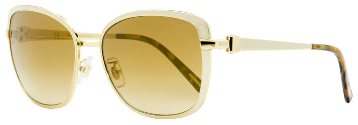 Chopard Butterfly Sunglasses SCHB69S H32G Gold/Ivory 57mm B69