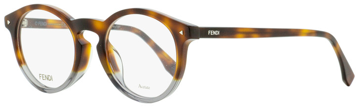 Fendi Oval Eyeglasses FF0236F AB8 Havana/Grey Transparent 49mm 236
