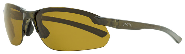 Smith Wrap Sunglasses Parallel Max 2 09QSP Transparent Brown Polarized 71mm