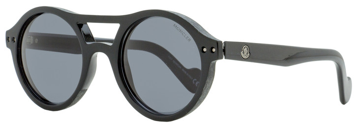 Moncler Round Sunglasses ML0037 01A Black 51mm 0037