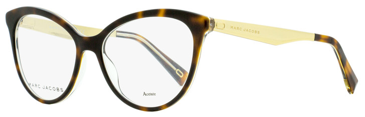 Marc Jacobs Cateye Eyeglasses Marc 205 086 Dark Havana/Gold 54mm