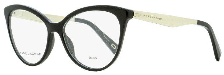 Marc Jacobs Cateye Eyeglasses Marc 205 807 Black/Gold 54mm