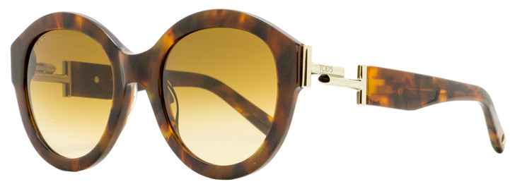 Tod's Oval Sunglasses TO0208 56F Havana 52mm 208