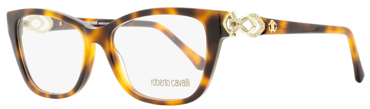 Roberto Cavalli Rectangular Eyeglasses RC5060 Licciana 052 Havana/Gold 53mm 5060