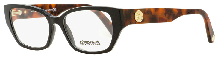 Roberto Cavalli Rectangular Eyeglasses RC5101 005 Black/Havana 52mm 5101