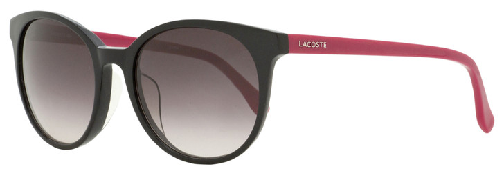 Lacoste Oval Sunglasses L807SA 001 Black/Carmine 53mm 807