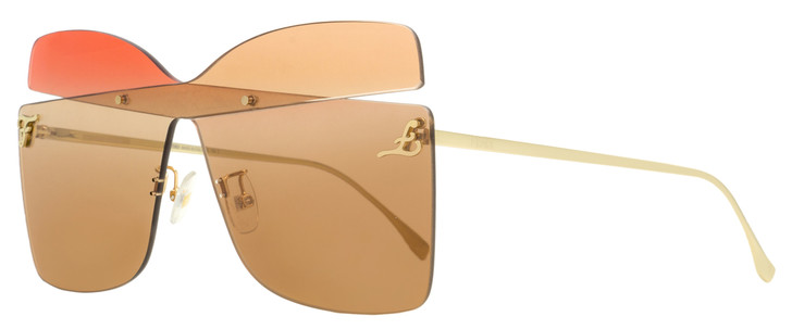 Fendi Butterfly Sunglasses FF0399S G63HA Gold 99mm 0399