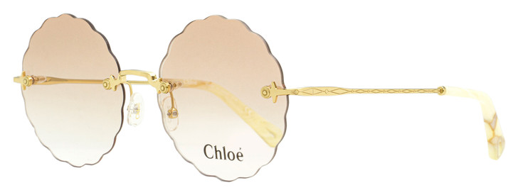 Chloe Scalloped  Eyeglasses CE2147 717 Yellow Gold/Ivory 55mm 2147