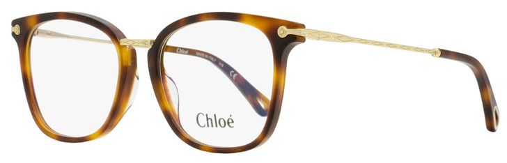 Chloe Square Eyeglasses CE2734 218 Havana/Gold 53mm 2734