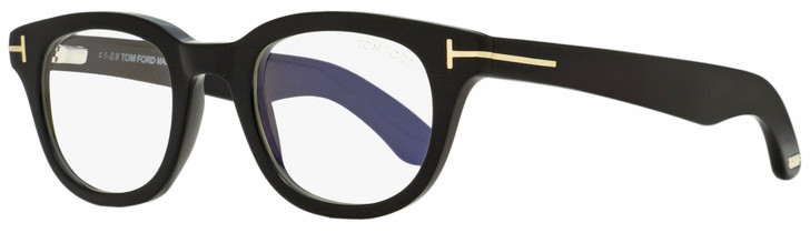 TOM FORD Gold amp; Black Blue Block Square Glasses