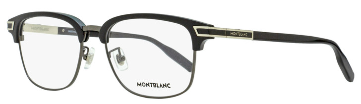 Montblanc Rectangular Eyeglasses MB0043O 005 Black/Gunmetal 55mm 0043
