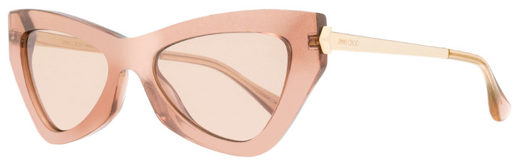 Jimmy Choo Cateye Sunglasses Donna/S W662S Pink Glitter/Gold 54mm