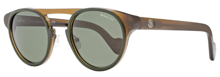 Moncler Round Sunglasses ML0019 98N Brown/Sage 50mm 19