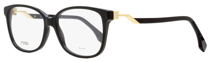 Fendi Rectangular Eyeglasses FF0232 807 Black/Gold 53mm 232