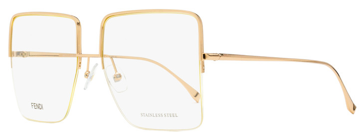 Fendi Square Eyeglasses FF0422 DDB Copper-Gold 57mm 422