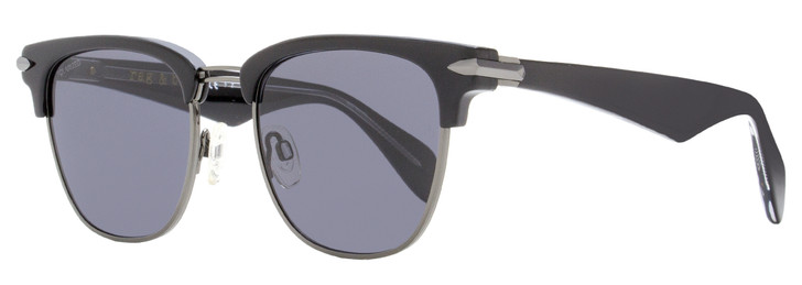 Rag & Bone Retro Sunglasses RNB5007S 284M9 Black/Ruthenium Polarized 52mm  5007