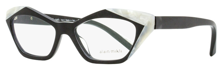 Alain Mikli Monette Eyeglasses A03094 001 Noir Blanc Mikli 53mm 3094