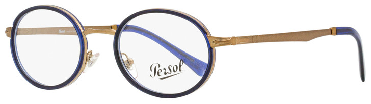 Persol Oval Eyeglasses PO2452V 1095 Metallic Brown/Blue 50mm 2452