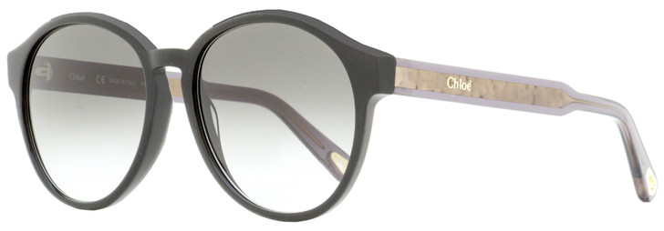 Chloe Oval Sunglasses CE762S 001 Black/Transp. Gray 57mm 762