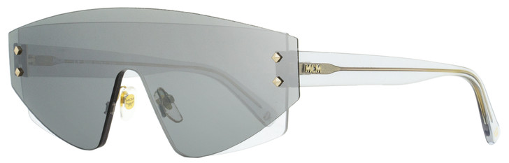 MCM Shield Sunglasses MCM694 040 Transparent Slate 63mm 694