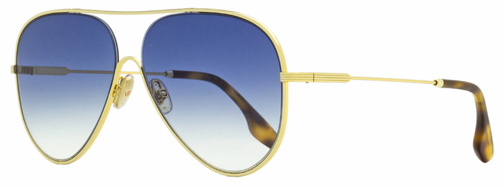 Victoria Beckham Aviator Sunglasses VB133S 706 Gold/Havana 61mm 133