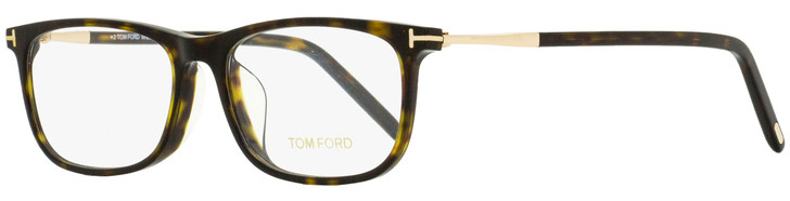 Tom Ford Rectangular Eyeglasses TF5398F 052 Dark Havana/Gold 54mm FT5398