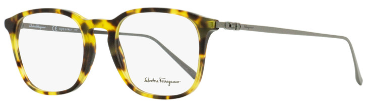 Salvatore Ferragamo Rectangular Eyeglasses SF2846 281 Vintage Tortoise/Gunmetal 53mm 2846