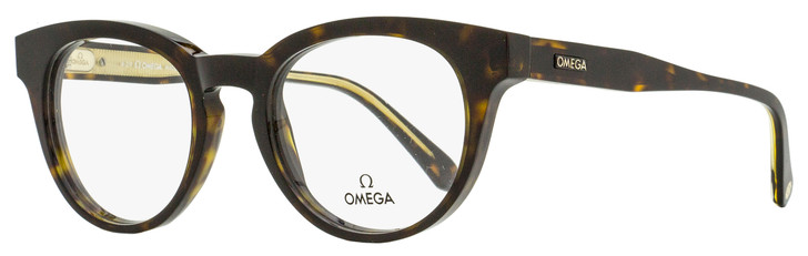 Omega Pantos Eyeglasses OM5003H 052 Dark Havana/Crystal 52mm 5003