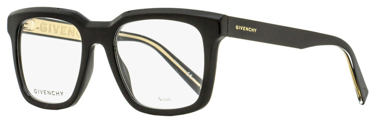 Givenchy Square Eyeglasses GV0123 807 Black/Gold 51mm 123