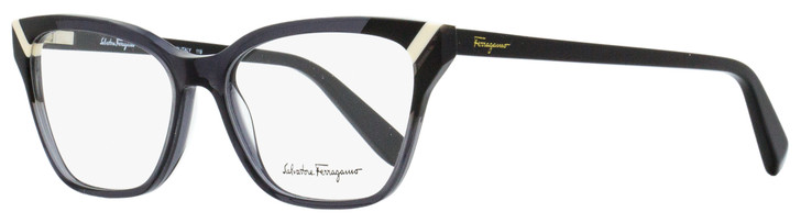 Salvatore Ferragamo Rectangular Eyeglasses SF2843 057 Gray/Black 54mm 2843
