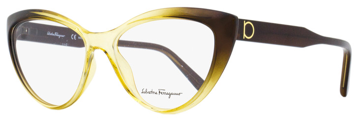 Salvatore Ferragamo Cateye Eyeglasses SF2853 250 Brown Gradient 56mm 2853