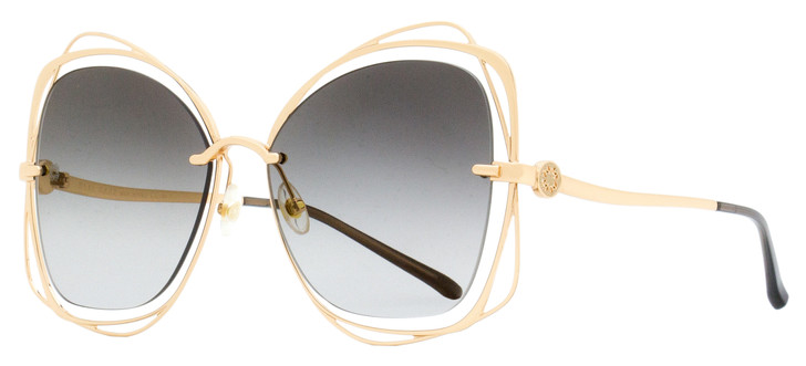 Elie Saab Halo Sunglasses ES043/S DDB5B Gold/Black 59mm