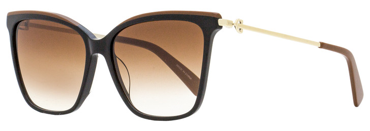 Longchamp Square Sunglasses LO683S 001 Black/Brown/Gold 56mm