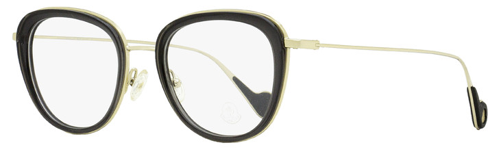 Moncler Rounded Eyeglasses ML5048 020 Light Gold/Gray 50mm 5048
