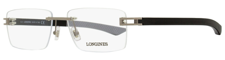 Longines Rimless Eyeglasses LG5006H 014 Ruthenium/Matte Black 55mm