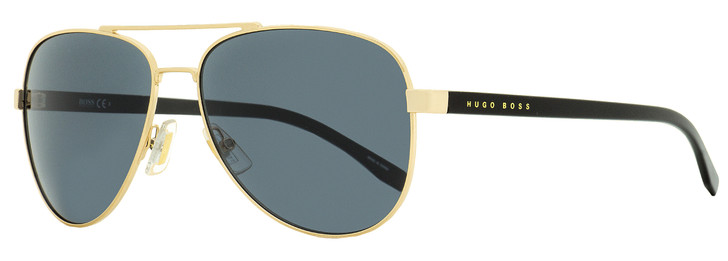 Hugo Boss Pilot Sunglasses B0761S RHLIR Gold/Black 60mm