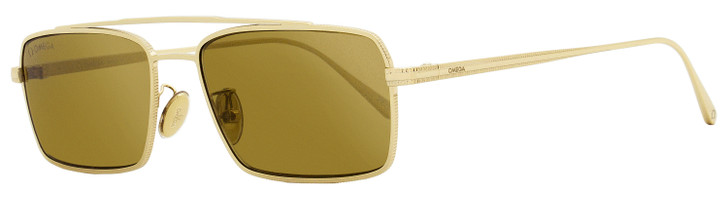 Omega Rectangular Sunglasses OM0028H 32G Gold 56mm