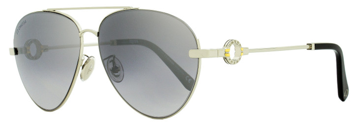 Omega Pilot Sunglasses OM0031H 18C Rhodium/Black 61mm