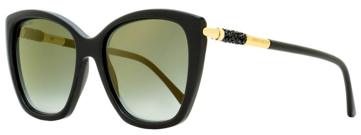 Jimmy Choo Rose Butterfly Sunglasses 807FQ Black/Gold 55mm