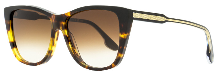 Victoria Beckham VB639S Rectangular Sunglasses 005 Tortoise 57mm