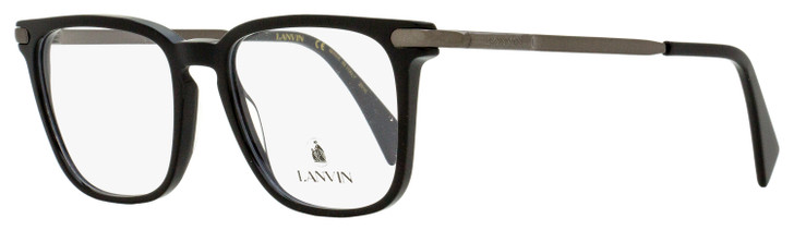 Lanvin LNV2608 Rectangular Eyeglasses 001 Black/Gunmetal 53mm