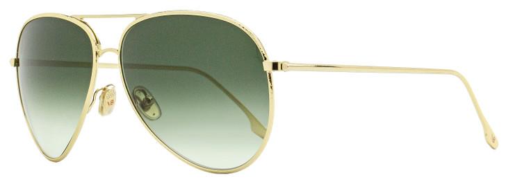 Victoria Beckham Aviator Sunglasses VB203S 713 Gold 62mm