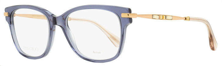 Jimmy Choo Rectangular Eyeglasses JC181 14I Blue/Gold Copper 51mm