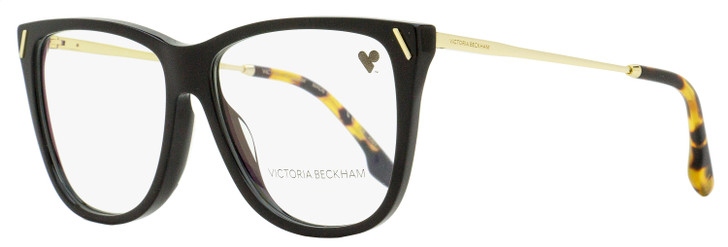 Victoria Beckham Square Eyeglasses VB2636 001 Black/Gold 56mm